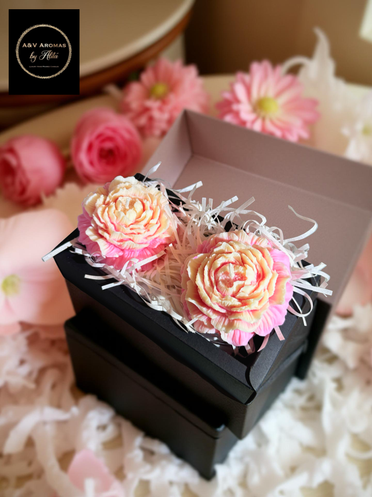 Soy Wax Candles Roses